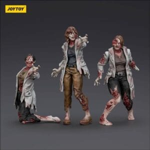 01611 Zombie Dark Source 3-Pack Scientists (Female)