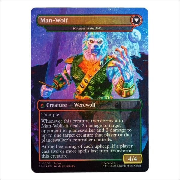 G0642 Marvel Legends Magic: The Gathering Man-Wolf – Bild 9